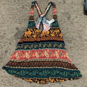 forever 21 hippie tank top open back